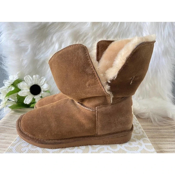 Bear Paw Boots Women's Winter Brown Warm Fall Winter Brown Boho Size US 8 - Picture 3 of 11